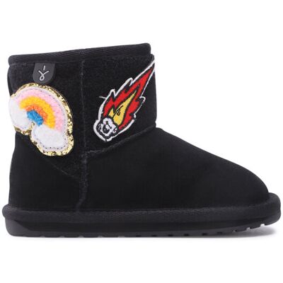 Emu Australia Śniegowce Wallaby Mini Play K12748 Czarny 24 Czarny Unisex Dziecko Emu Australia Śniegowce Wallaby Mini Play K12748 Czarny 24 Czarny Unisex Dziecko