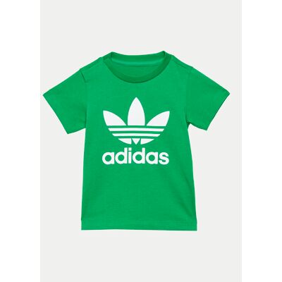 Adidas T-Shirt Trefoil IY4028 Zielony Regular Fit 3_6M Zielony Unisex Dziecko Adidas T-Shirt Trefoil IY4028 Zielony Regular Fit 3_6M Zielony Unisex Dziecko