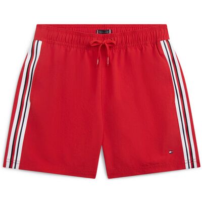 Tommy Hilfiger Szorty kąpielowe Global Stripe UB0UB00590 Czerwony jasny Regular Fit 8_10Y Czerwony jasny Chłopiec Tommy Hilfiger Szorty kąpielowe Global Stripe UB0UB00590 Czerwony jasny Regular Fit 8_10Y Czerwony jasny Chłopiec