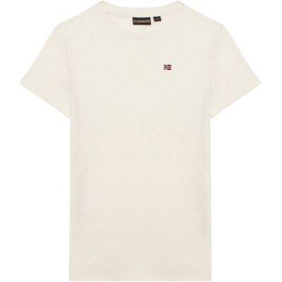Napapijri T-Shirt Salis NP0A4GEH Biały Regular Fit 10Y Biały Chłopiec Napapijri T-Shirt Salis NP0A4GEH Biały Regular Fit 10Y Biały Chłopiec