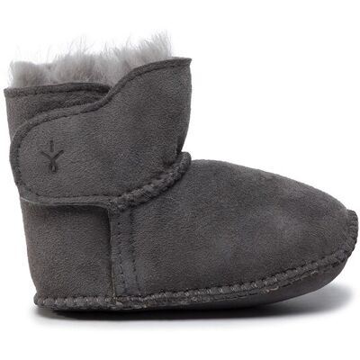 Emu Australia Śniegowce Baby Bootie B10310 Szary 0_6M Szary Unisex Dziecko Emu Australia Śniegowce Baby Bootie B10310 Szary 0_6M Szary Unisex Dziecko