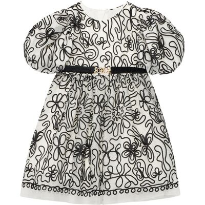 Abel & Lula Sukienka elegancka 5524 Écru Regular Fit 16 Kremowy Dziewczynka Abel & Lula Sukienka elegancka 5524 Écru Regular Fit 16 Kremowy Dziewczynka