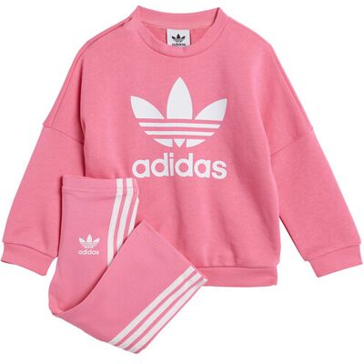 Adidas Komplet bluza i legginsy JY1109 Różowy Flared Fit 0_3M Różowy Dziewczynka Adidas Komplet bluza i legginsy JY1109 Różowy Flared Fit 0_3M Różowy Dziewczynka