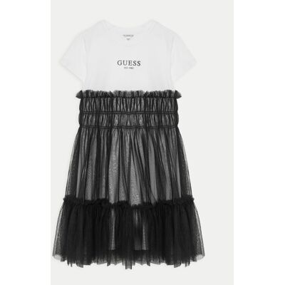 Guess Sukienka codzienna J5RK18 K6YW0 Czarny Regular Fit 14Y Czarny Dziewczynka Guess Sukienka codzienna J5RK18 K6YW0 Czarny Regular Fit 14Y Czarny Dziewczynka