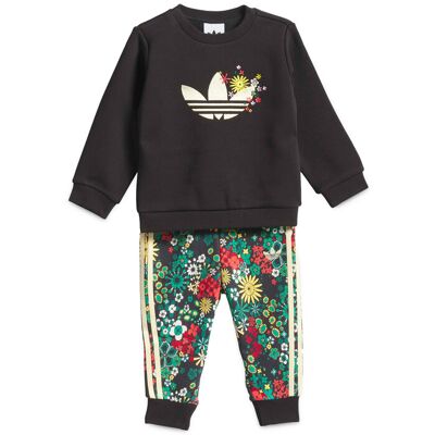 Adidas Dres Liberty London KD3412 Czarny Regular Fit 12_18M Czarny Dziewczynka Adidas Dres Liberty London KD3412 Czarny Regular Fit 12_18M Czarny Dziewczynka