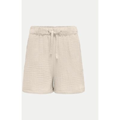 Kids ONLY Szorty materiałowe Thyra 15293680 Beżowy Regular Fit 140 Beżowy Dziewczynka Kids ONLY Szorty materiałowe Thyra 15293680 Beżowy Regular Fit 140 Beżowy Dziewczynka