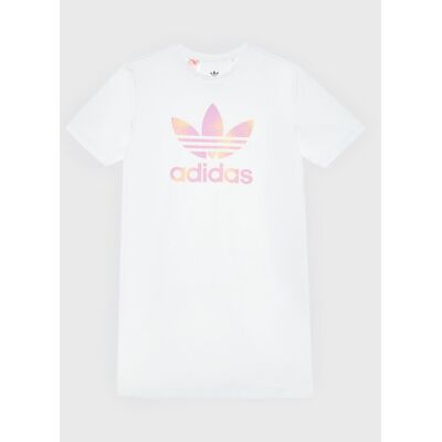 Adidas Sukienka codzienna Graphic Logo HK2935 Biały Relaxed Fit 9_10Y Biały Dziewczynka Adidas Sukienka codzienna Graphic Logo HK2935 Biały Relaxed Fit 9_10Y Biały Dziewczynka