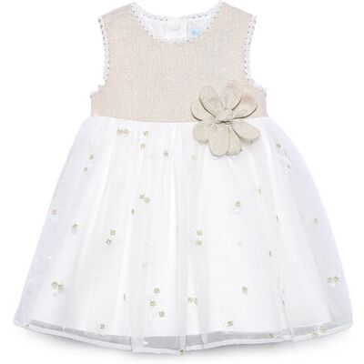 Abel & Lula Sukienka elegancka 5001 Beżowy Regular Fit 18M Beżowy Dziewczynka Abel & Lula Sukienka elegancka 5001 Beżowy Regular Fit 18M Beżowy Dziewczynka