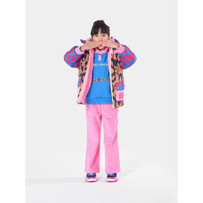 Marc Jacobs Spodnie materiałowe W14333 Różowy Flare Fit 12 Różowy Dziewczynka Marc Jacobs Spodnie materiałowe W14333 Różowy Flare Fit 12 Różowy Dziewczynka