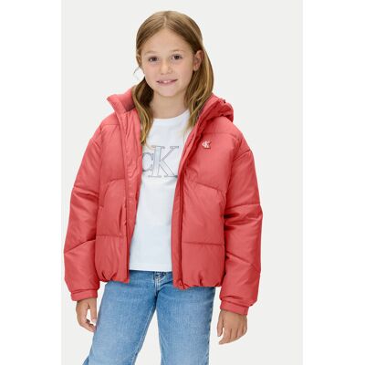 Calvin Klein Jeans Kurtka zimowa IG0IG02056 Różowy Regular Fit 12 Różowy Dziewczynka Calvin Klein Jeans Kurtka zimowa IG0IG02056 Różowy Regular Fit 12 Różowy Dziewczynka