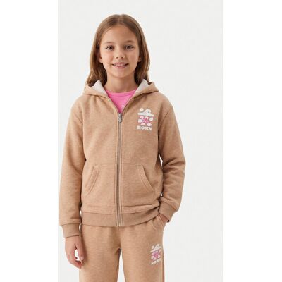 Roxy Bluza Surf Feeling ERGFT04020 Beżowy Relaxed Fit 10_m Beżowy Dziewczynka Roxy Bluza Surf Feeling ERGFT04020 Beżowy Relaxed Fit 10_m Beżowy Dziewczynka