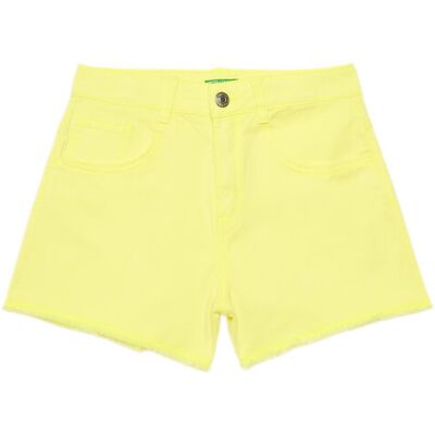 United Colors Of Benetton Szorty jeansowe 4O69C9040 Żółty Regular Fit 150 Żółty Dziewczynka United Colors Of Benetton Szorty jeansowe 4O69C9040 Żółty Regular Fit 150 Żółty Dziewczynka