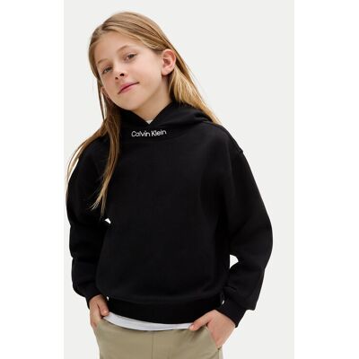 Calvin Klein Jeans Bluza Embro Logo IB0IB02525 D Czarny Relaxed Fit 8 Czarny Chłopiec Calvin Klein Jeans Bluza Embro Logo IB0IB02525 D Czarny Relaxed Fit 8 Czarny Chłopiec