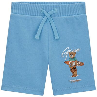 Guess Szorty sportowe N6GD04 KA6R4 Niebieski Regular Fit 12M Niebieski Chłopiec Guess Szorty sportowe N6GD04 KA6R4 Niebieski Regular Fit 12M Niebieski Chłopiec