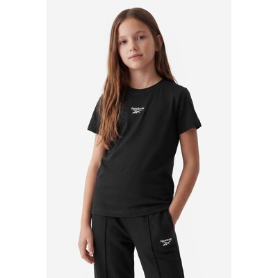 Reebok T-Shirt RK95028CCG Czarny Regular Fit 11 Czarny Dziewczynka Reebok T-Shirt RK95028CCG Czarny Regular Fit 11 Czarny Dziewczynka