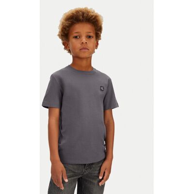 Calvin Klein Jeans T-Shirt IU0IU00543 Szary Regular Fit 12 Szary Unisex Dziecko Calvin Klein Jeans T-Shirt IU0IU00543 Szary Regular Fit 12 Szary Unisex Dziecko