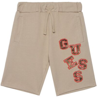 Guess Szorty sportowe L6GD02 KA6R4 Beżowy Regular Fit 10Y Beżowy Chłopiec Guess Szorty sportowe L6GD02 KA6R4 Beżowy Regular Fit 10Y Beżowy Chłopiec