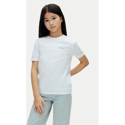Calvin Klein Jeans T-Shirt LV1CKSJA31 Biały Regular Fit 8 Biały Unisex Dziecko Calvin Klein Jeans T-Shirt LV1CKSJA31 Biały Regular Fit 8 Biały Unisex Dziecko