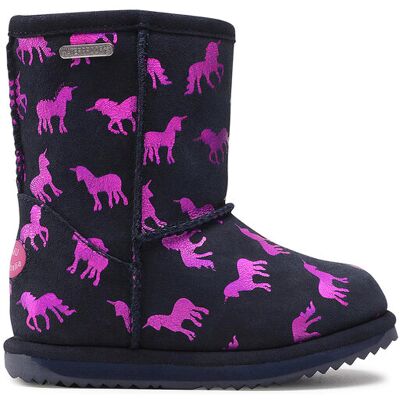 Emu Australia Śniegowce Rainbow Unicorn Brumby K12373 Czarny 36 Czarny Dziewczynka Emu Australia Śniegowce Rainbow Unicorn Brumby K12373 Czarny 36 Czarny Dziewczynka