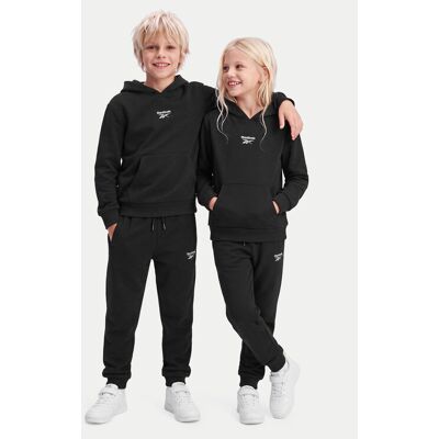 Reebok Komplet dresowy RK95228CCB Czarny Regular Fit 5_6Y Czarny Chłopiec Reebok Komplet dresowy RK95228CCB Czarny Regular Fit 5_6Y Czarny Chłopiec
