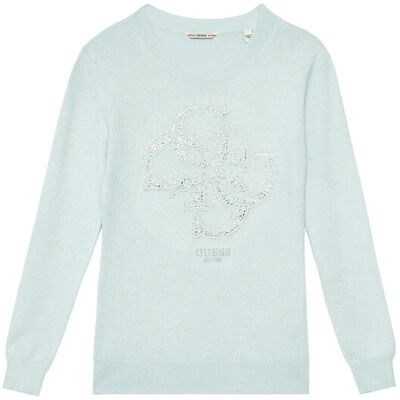 Guess Sweter J5YR01 Z3FP0 Błękitny Regular Fit 14 Niebieski jasny Dziewczynka Guess Sweter J5YR01 Z3FP0 Błękitny Regular Fit 14 Niebieski jasny Dziewczynka