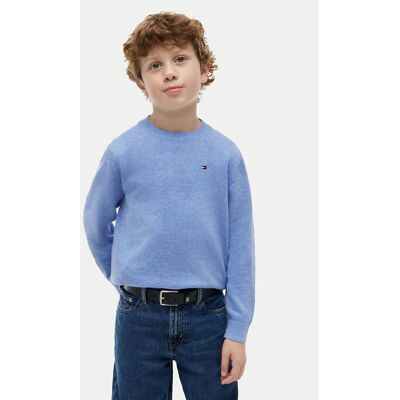 Tommy Hilfiger Sweter KB0KB10307 Niebieski Regular Fit 14Y Niebieski Chłopiec Tommy Hilfiger Sweter KB0KB10307 Niebieski Regular Fit 14Y Niebieski Chłopiec