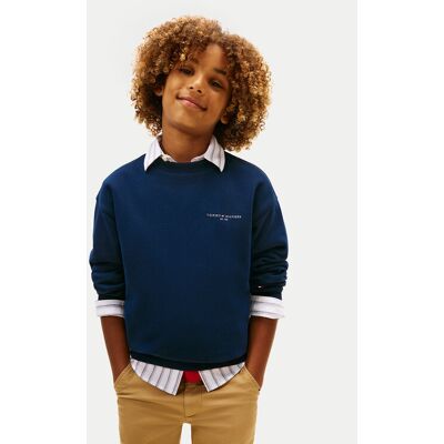 Tommy Hilfiger Bluza Mini Corp KS0KS00665 D Granatowy Regular Fit 14 Granatowy Unisex Dziecko Tommy Hilfiger Bluza Mini Corp KS0KS00665 D Granatowy Regular Fit 14 Granatowy Unisex Dziecko