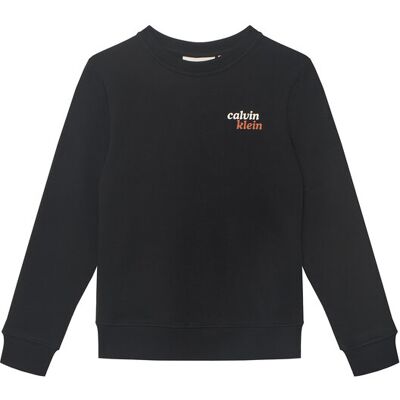 Calvin Klein Jeans Bluza LVCKTJB42B Czarny Regular Fit 12Y Czarny Unisex Dziecko Calvin Klein Jeans Bluza LVCKTJB42B Czarny Regular Fit 12Y Czarny Unisex Dziecko