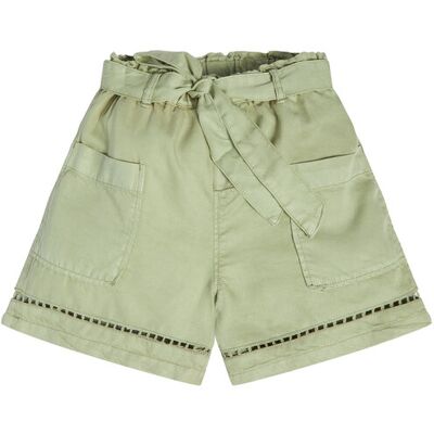 Guess Szorty materiałowe J3GD03 WE8R0 Zielony Relaxed Fit 7Y Zielony Dziewczynka Guess Szorty materiałowe J3GD03 WE8R0 Zielony Relaxed Fit 7Y Zielony Dziewczynka