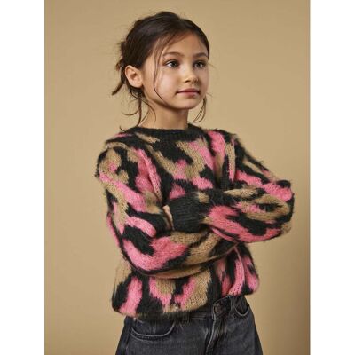 Kids ONLY Sweter Wild 15329326 Kolorowy Regular Fit 134_140 Kolorowy Dziewczynka Kids ONLY Sweter Wild 15329326 Kolorowy Regular Fit 134_140 Kolorowy Dziewczynka