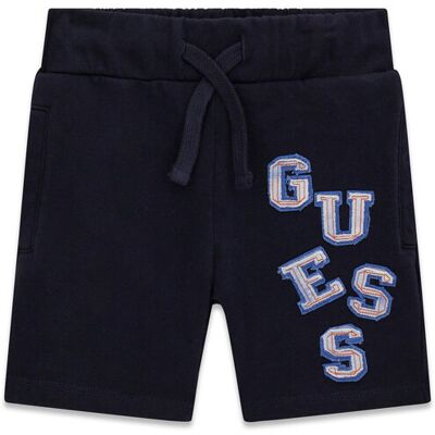 Guess Szorty sportowe N6GD02 KA6R4 Granatowy Regular Fit 12M Granatowy Chłopiec Guess Szorty sportowe N6GD02 KA6R4 Granatowy Regular Fit 12M Granatowy Chłopiec