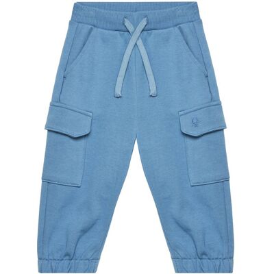 United Colors Of Benetton Spodnie dresowe 3UNIGF045 Niebieski Regular Fit 110 Niebieski Chłopiec United Colors Of Benetton Spodnie dresowe 3UNIGF045 Niebieski Regular Fit 110 Niebieski Chłopiec