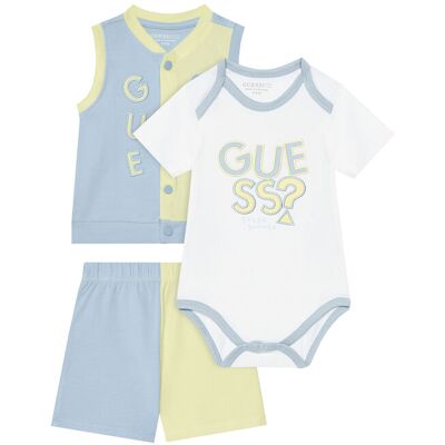 Guess Komplet dziecięcy P6GG05 K6YW1 Kolorowy Regular Fit 12M Kolorowy Unisex Dziecko Guess Komplet dziecięcy P6GG05 K6YW1 Kolorowy Regular Fit 12M Kolorowy Unisex Dziecko