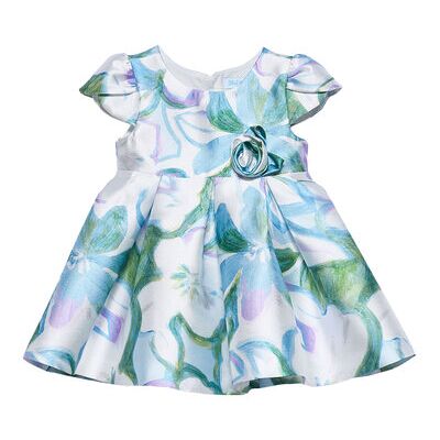 Abel & Lula Sukienka elegancka 5013 Kolorowy Regular Fit 6_9M Kolorowy Dziewczynka Abel & Lula Sukienka elegancka 5013 Kolorowy Regular Fit 6_9M Kolorowy Dziewczynka