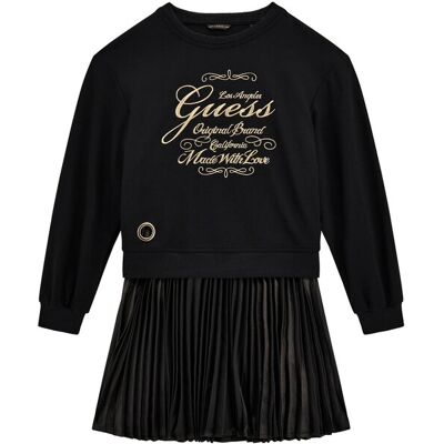 Guess Sukienka codzienna J5BK31 KAUH0 Czarny Regular Fit 12 Czarny Dziewczynka Guess Sukienka codzienna J5BK31 KAUH0 Czarny Regular Fit 12 Czarny Dziewczynka