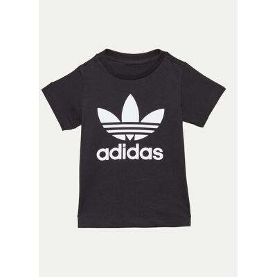 Adidas T-Shirt Trefoil IX5113 Czarny Regular Fit 3_6M Czarny Unisex Dziecko Adidas T-Shirt Trefoil IX5113 Czarny Regular Fit 3_6M Czarny Unisex Dziecko