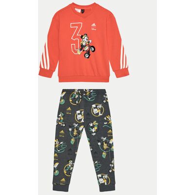 Adidas Dres Disney Mickey Mouse JG1251 Czerwony Regular Fit 3_6M Czerwony Chłopiec Adidas Dres Disney Mickey Mouse JG1251 Czerwony Regular Fit 3_6M Czerwony Chłopiec