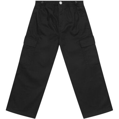 United Colors Of Benetton Spodnie materiałowe 4XZXCF04I Czarny Loose Fit 140 Czarny Chłopiec United Colors Of Benetton Spodnie materiałowe 4XZXCF04I Czarny Loose Fit 140 Czarny Chłopiec