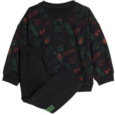 Adidas Dres Disney Mickey Mouse JM0816 Czarny Regular Fit 12_18M Czarny Unisex Dziecko Adidas Dres Disney Mickey Mouse JM0816 Czarny Regular Fit 12_18M Czarny Unisex Dziecko