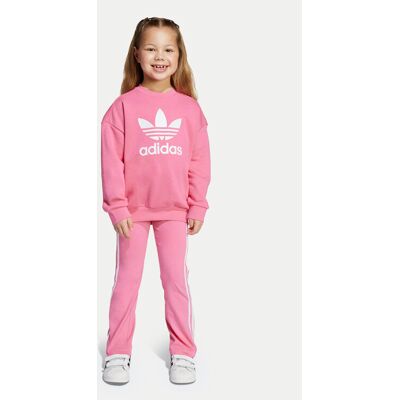 Adidas Komplet bluza i legginsy JY3741 Różowy Flared Fit 3_4Y Różowy Dziewczynka Adidas Komplet bluza i legginsy JY3741 Różowy Flared Fit 3_4Y Różowy Dziewczynka