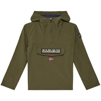 Napapijri Kurtka anorak Rainforest Sum 4 NP0A4GGD Zielony Regular Fit 10Y Zielony Chłopiec Napapijri Kurtka anorak Rainforest Sum 4 NP0A4GGD Zielony Regular Fit 10Y Zielony Chłopiec