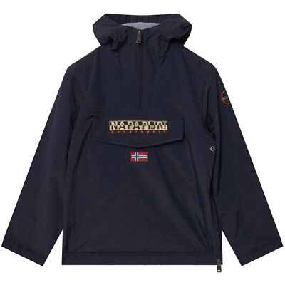 Napapijri Kurtka anorak Rainforest NP0A4HHK Granatowy Regular Fit 16Y Granatowy Chłopiec Napapijri Kurtka anorak Rainforest NP0A4HHK Granatowy Regular Fit 16Y Granatowy Chłopiec