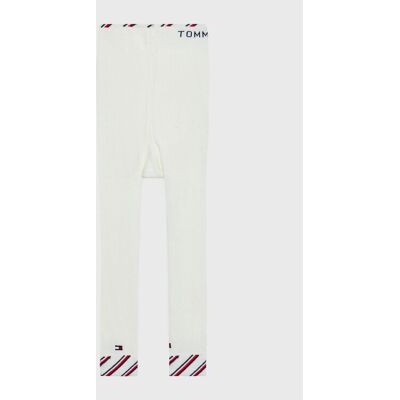 Tommy Hilfiger Legginsy 701220280 Biały Slim Fit 86_92 Biały Dziewczynka Tommy Hilfiger Legginsy 701220280 Biały Slim Fit 86_92 Biały Dziewczynka