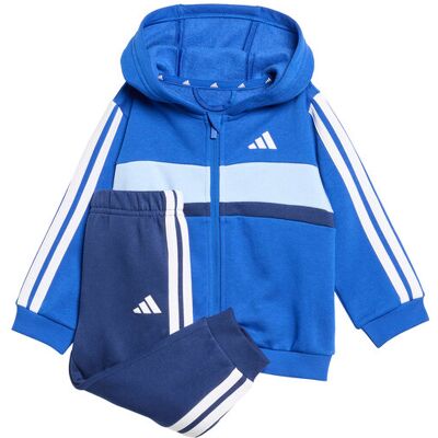 Adidas Dres Essentials 3-Stripes KC6004 Niebieski Regular Fit 12_18M Niebieski Unisex Dziecko Adidas Dres Essentials 3-Stripes KC6004 Niebieski Regular Fit 12_18M Niebieski Unisex Dziecko