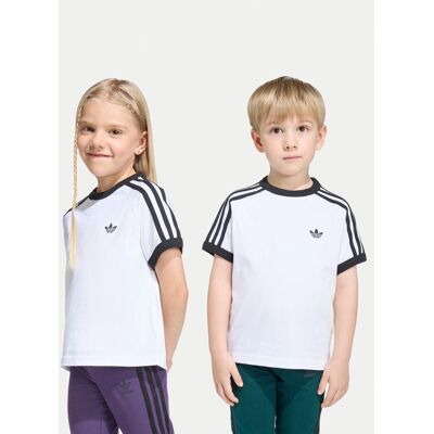 Adidas T-Shirt 3-Stripes KC9507 Biały Loose Fit 6_7Y Biały Unisex Dziecko Adidas T-Shirt 3-Stripes KC9507 Biały Loose Fit 6_7Y Biały Unisex Dziecko