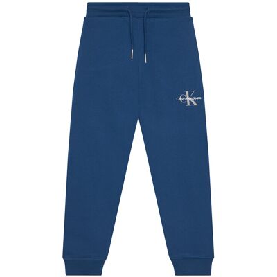 Calvin Klein Jeans Spodnie dresowe Monogram Logo IU0IU00285 D Niebieski Regular Fit 16 Niebieski Unisex Dziecko Calvin Klein Jeans Spodnie dresowe Monogram Logo IU0IU00285 D Niebieski Regular Fit 16 Niebieski Unisex Dziecko