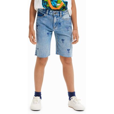 Desigual Szorty jeansowe 23SBDD01 Niebieski Regular Fit 9_10 Niebieski Chłopiec Desigual Szorty jeansowe 23SBDD01 Niebieski Regular Fit 9_10 Niebieski Chłopiec
