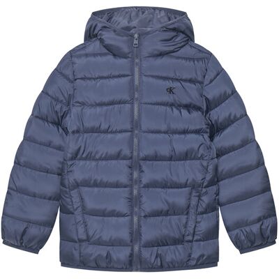 Calvin Klein Jeans Kurtka przejściowa Ck Monogram LVCKTJM15B Granatowy Regular Fit 14Y Granatowy Chłopiec Calvin Klein Jeans Kurtka przejściowa Ck Monogram LVCKTJM15B Granatowy Regular Fit 14Y Granatowy Chłopiec