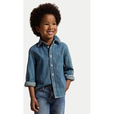 Polo Ralph Lauren Koszula jeansowa 322713843001 Niebieski Regular Fit 116 Niebieski Chłopiec Polo Ralph Lauren Koszula jeansowa 322713843001 Niebieski Regular Fit 116 Niebieski Chłopiec