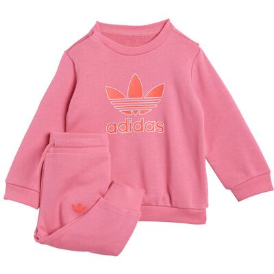 Adidas Dres Trefoil JY0137 Różowy Regular Fit 6_9M Różowy Dziewczynka Adidas Dres Trefoil JY0137 Różowy Regular Fit 6_9M Różowy Dziewczynka